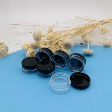 Wholesale Small Clear Plastic Cosmetic Cream Jars with Screw Lids