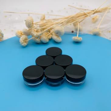 Wholesale Small Clear Plastic Cosmetic Cream Jars with Screw Lids
