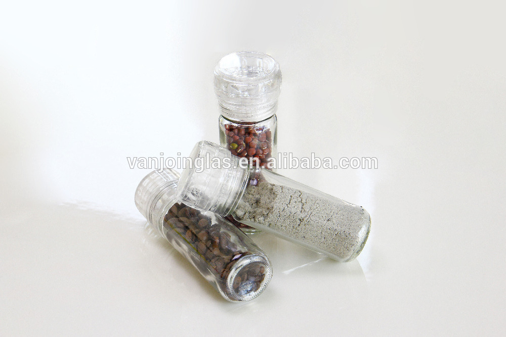 Wholesale Small Cylinder Shape Spice Jar Grinder with 2oz 3oz 4oz