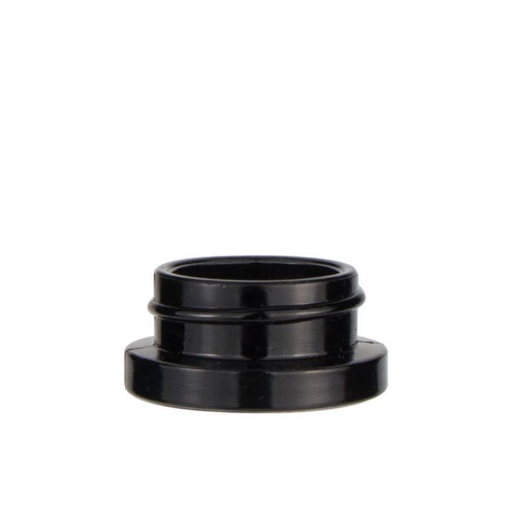 Wholesale Small Dark Violet Black Hemp Container Round 3Ml 5Ml 7Ml Child Proof Concentrate Glass Jar With Childproof Cap