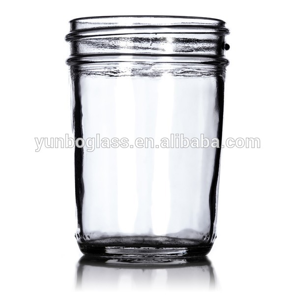 Wholesale Smooth Sided Canning Jars 8oz Mason Jars, Cheap Mini Jam Jars, Gift Glass Jars for Sale High Quality