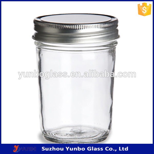 Wholesale Smooth Sided Canning Jars 8oz Mason Jars, Cheap Mini Jam Jars, Gift Glass Jars for Sale High Quality