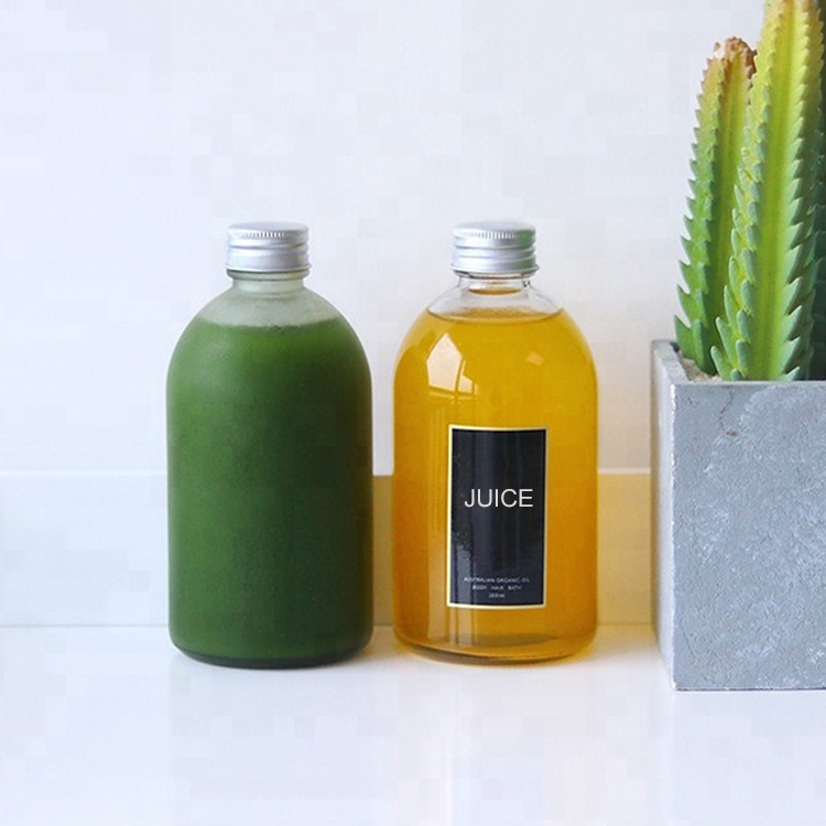 Wholesale Spirit Bottles Frosted Glass Sode Bottle Juice Water Bottle Custom