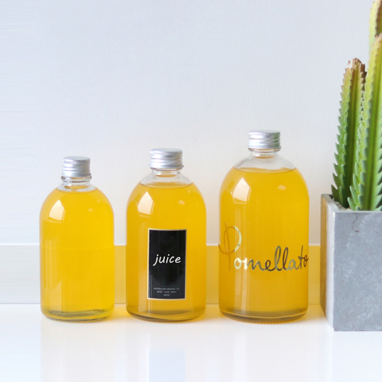 Wholesale Spirit Bottles Frosted Glass Sode Bottle Juice Water Bottle Custom