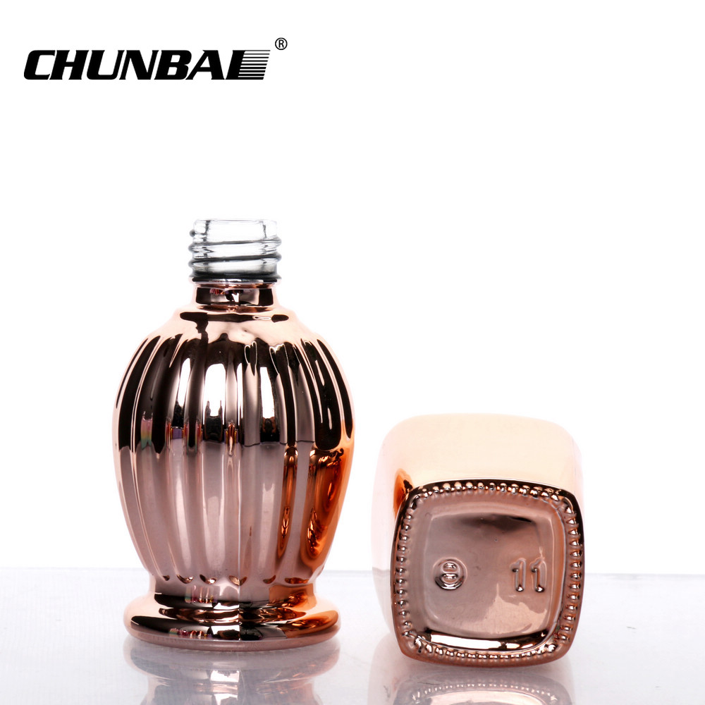 Wholesale Square Nail Polish Glass Bottle with Brush