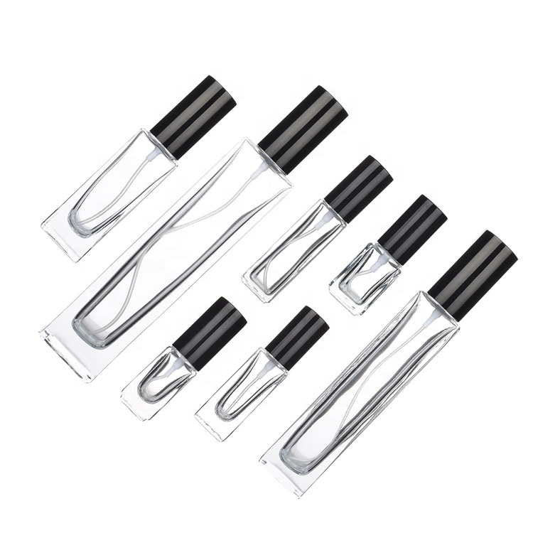 Wholesale Square Perfume Use and Pump Spray Sealing Type glass bottle