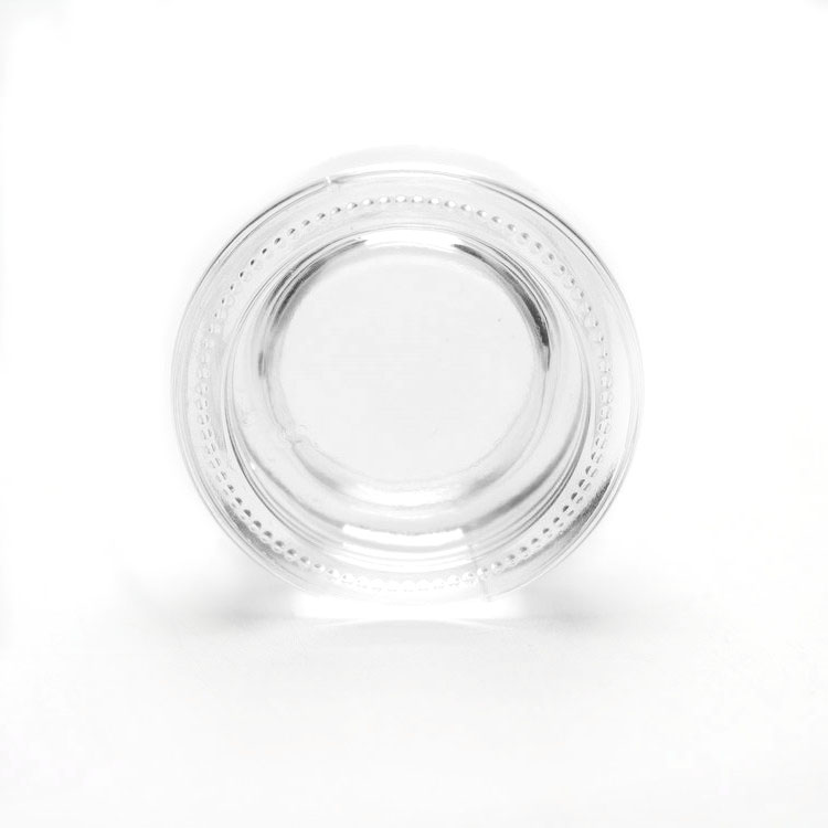 Wholesale Super Flint 5 ml Clear Glass Rosin Concentrate Jars w/ 38-400 Black Aluminium Metal Cap