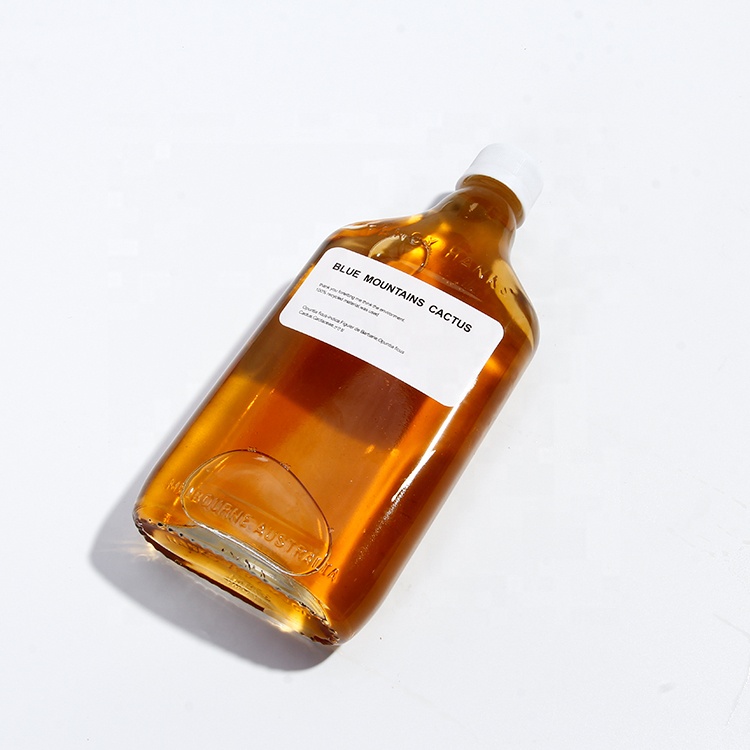 Wholesale Tamper Evident Glass Bottles Cold Brew Coffee Glass Flask Bottles 200ml 375ml