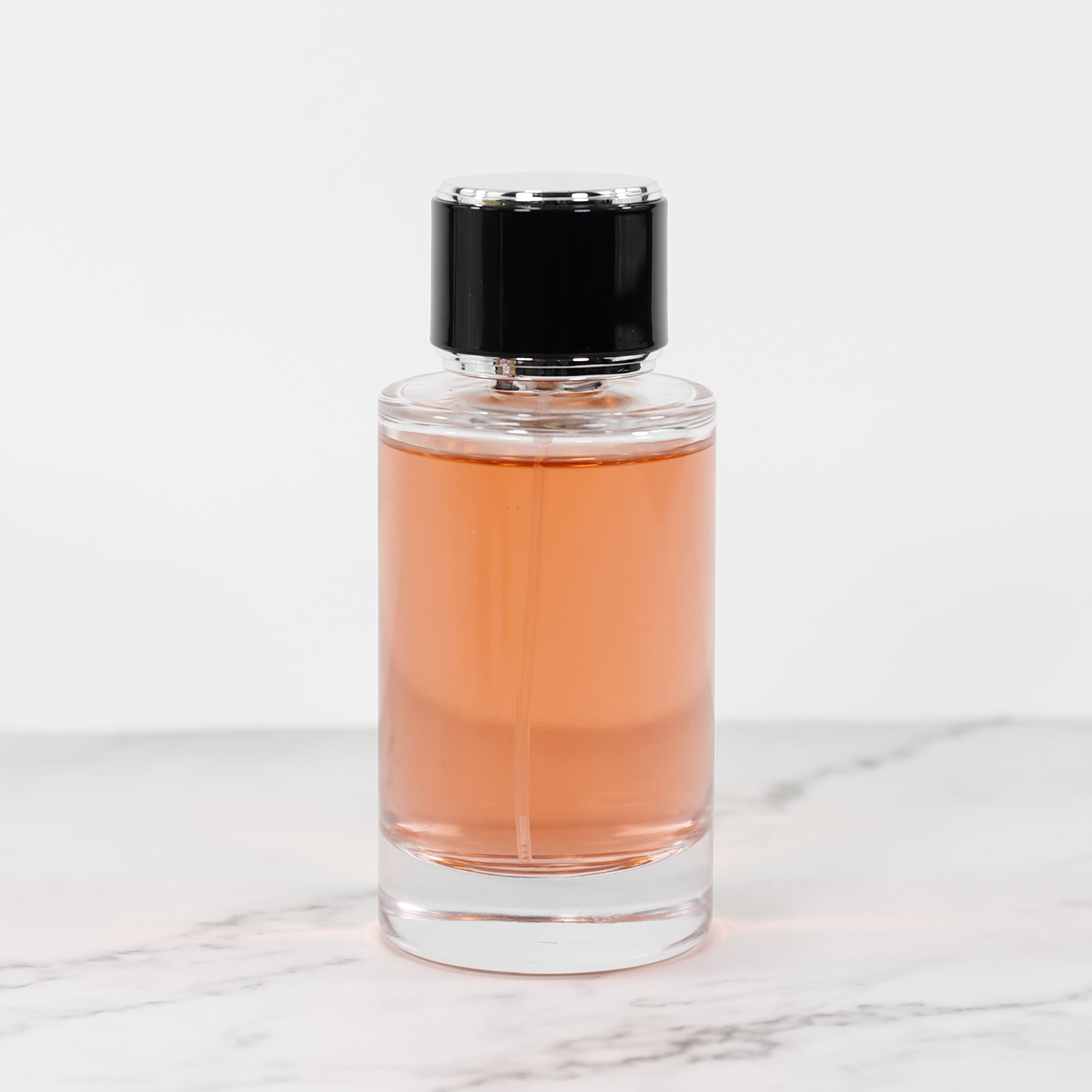 Wholesale Transparent Round Perfume Empty Bottles with Atomizer Spray
