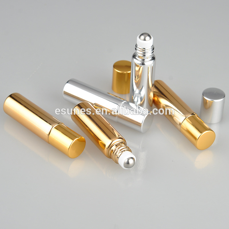 Wholesale Travel 5ml Mini Refillable Glass empty Essential Oil Roller Ball bottle