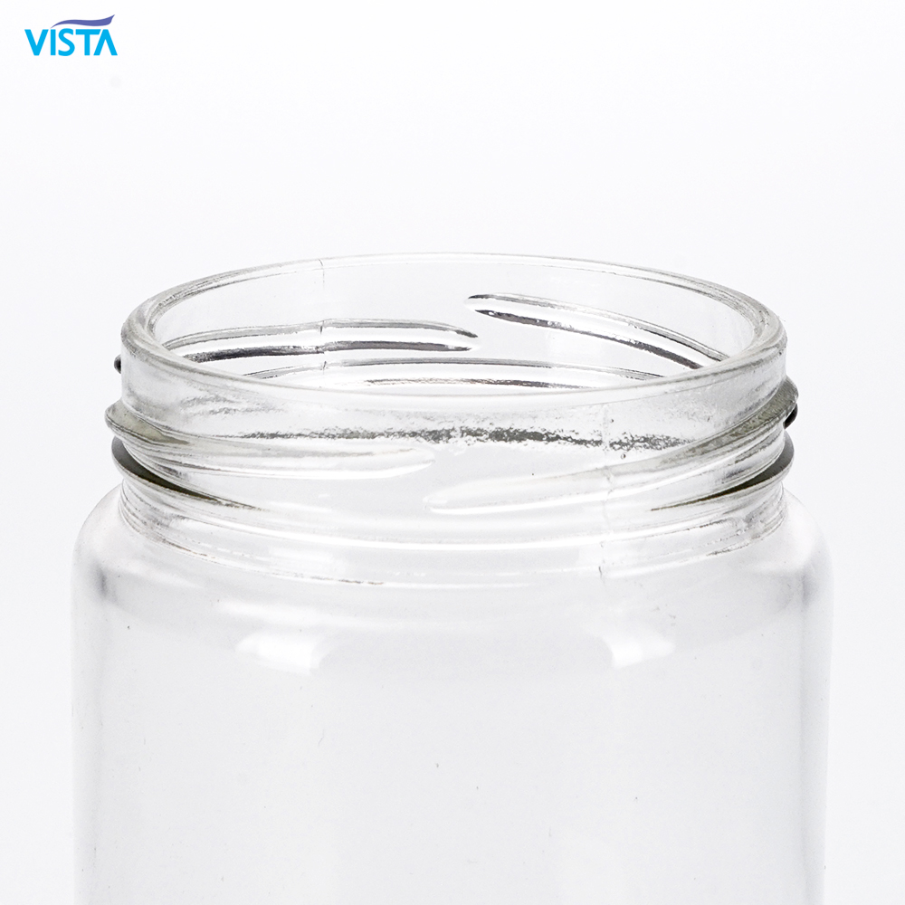 Wholesale Twist-off Normal Flint 250ml Glass Jar with lug top