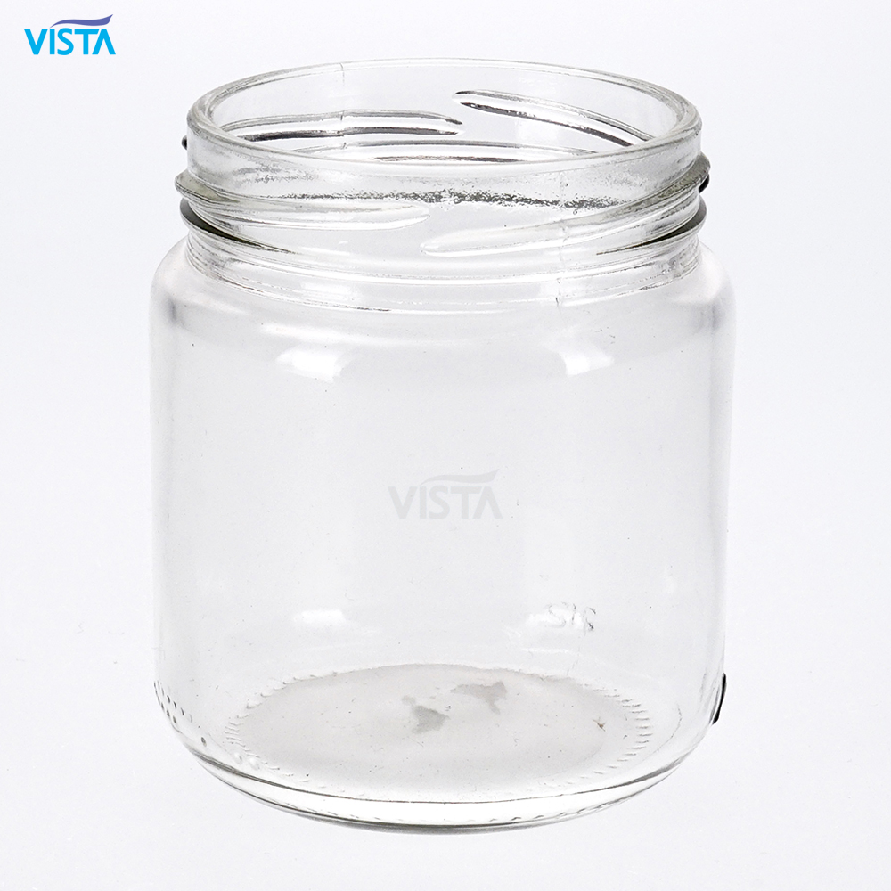 Wholesale Twist-off Normal Flint 250ml Glass Jar with lug top