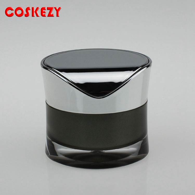 Wholesale Unique Custom Cosmetic Plastic Cream Jar 50ml Acrylic Jar 30g Face Cream Fancy Cosmetic Jars