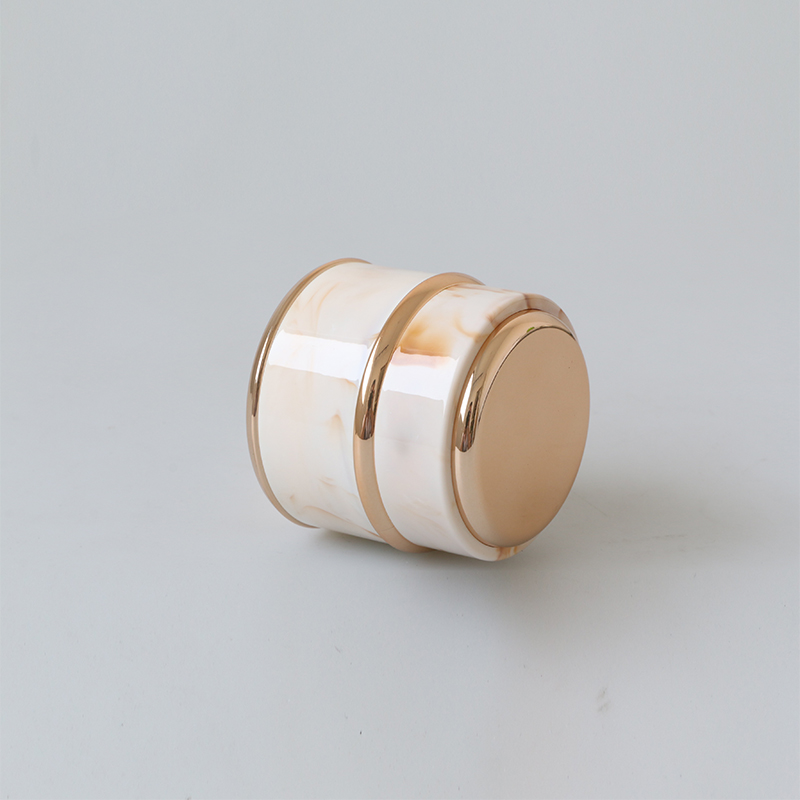 Wholesale Unique design luxury 15ml 30ml 50ml black cosmetic cream jar container