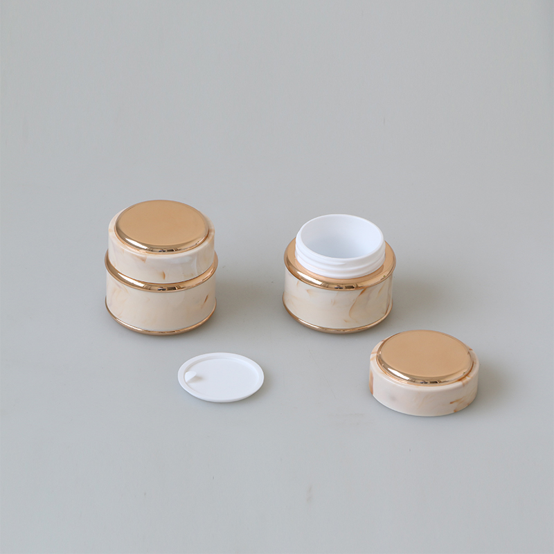 Wholesale Unique design luxury 15ml 30ml 50ml black cosmetic cream jar container