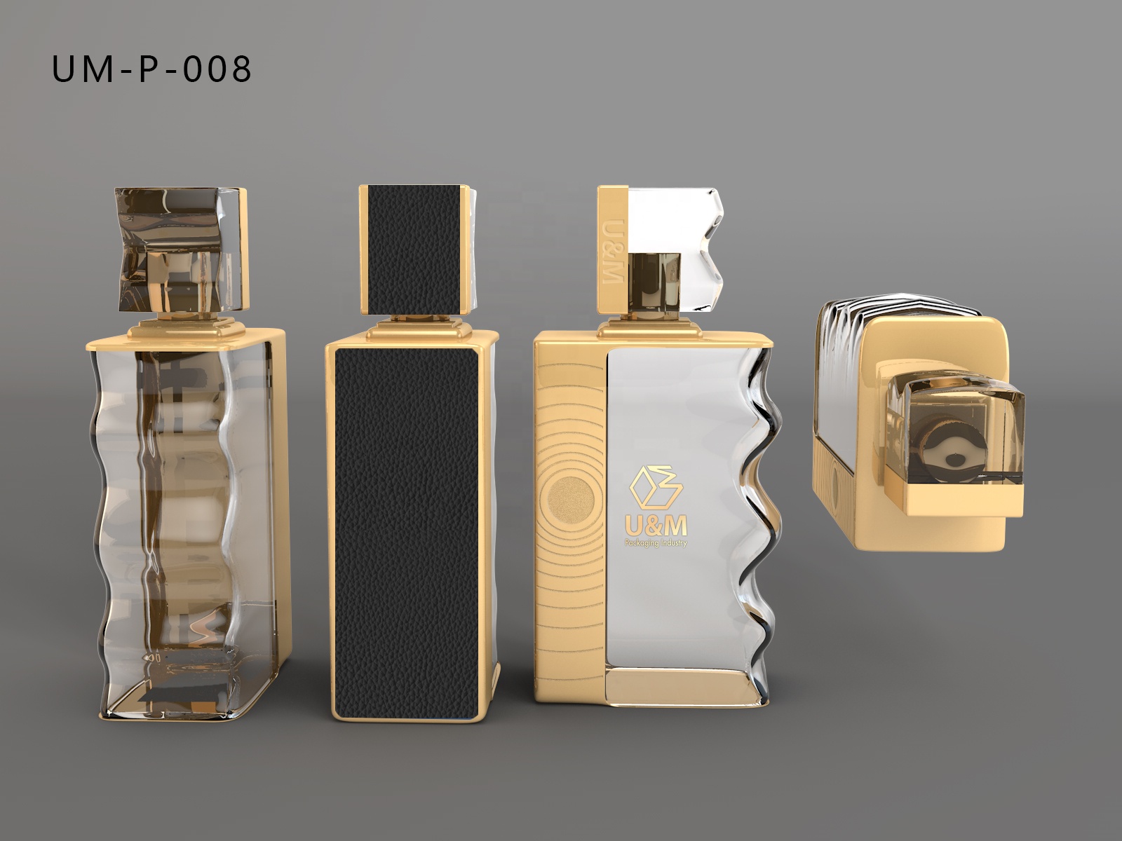 Wholesale Unique design luxury cosmetic 100ml spray empty glass perfume bottle