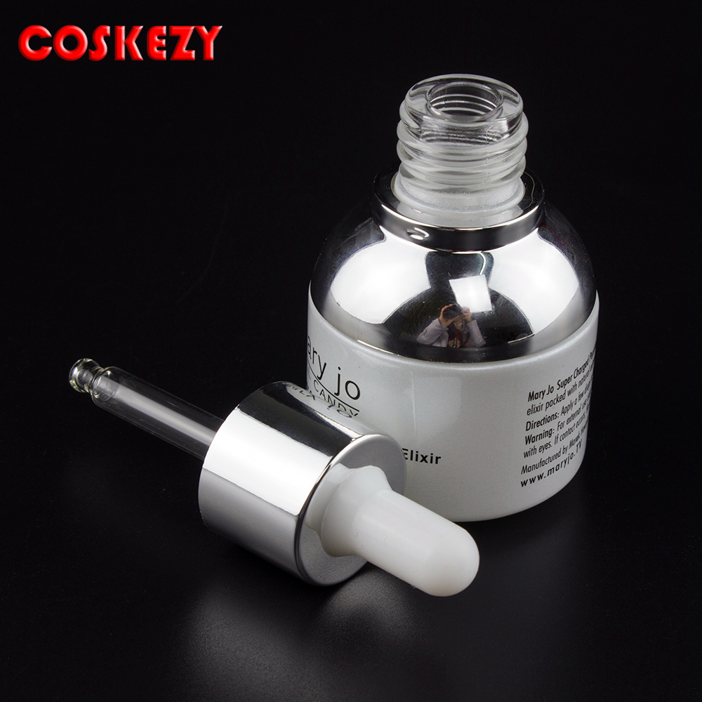 Wholesale White Empty Glass Essential Oil Bottle with Dropper, Cosmetic Hot Package 20ml 30ml Eye Dropper Bottle