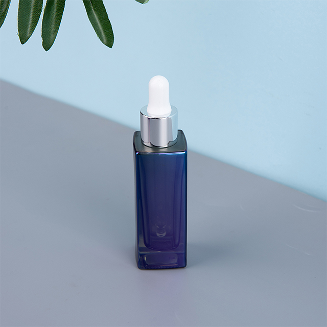 Wholesale White Empty Glass Essential Oil Bottle with Dropper, Cosmetic Hot Package 20ml 30ml Eye Dropper coating Bottle