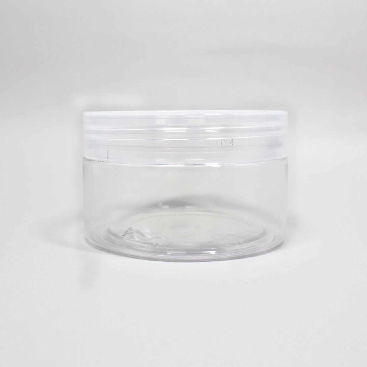 Wholesale Wide Mouth 1oz 2oz 3oz 4oz 5oz 6oz 8oz black PET plastic jars with lids for food storage cosmetic packaging container
