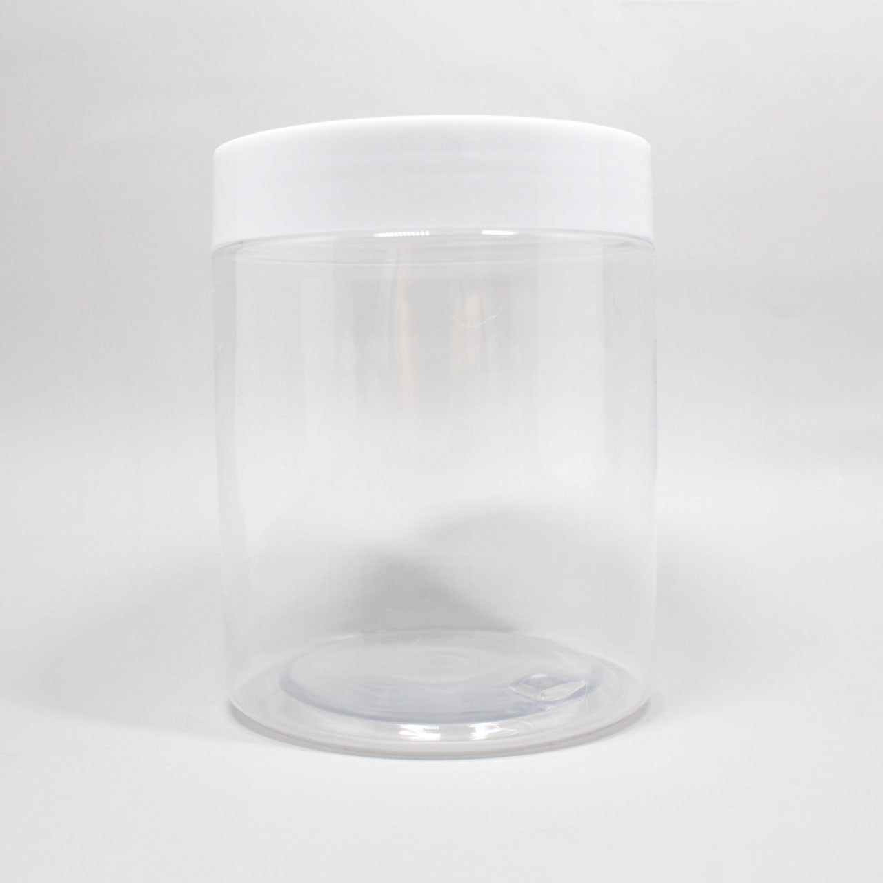 Wholesale Wide Mouth 1oz 2oz 3oz 4oz 5oz 6oz 8oz black PET plastic jars with lids for food storage cosmetic packaging container