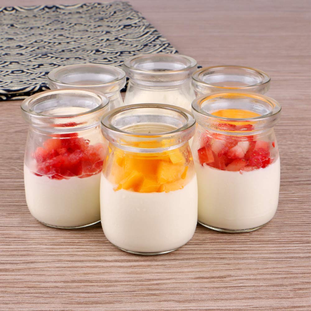 Wholesale Yogurt Pudding Container Glass Jars In Bulk For Jam, Honey, Spices