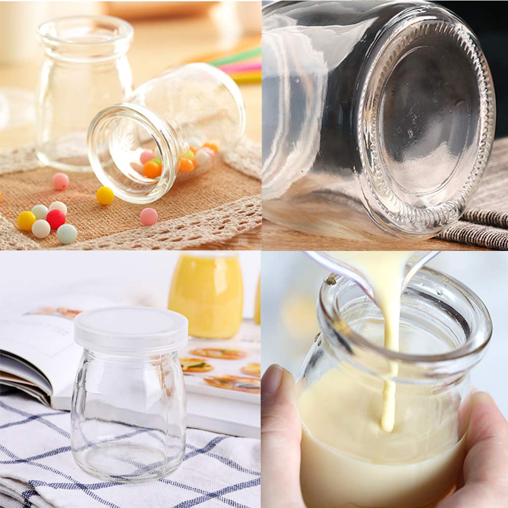 Wholesale Yogurt Pudding Container Glass Jars In Bulk For Jam, Honey, Spices