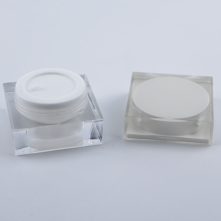 Wholesale acrylic cream jar for cosmetic packing