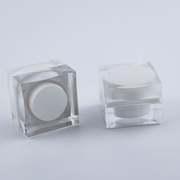Wholesale acrylic cream jar for cosmetic packing
