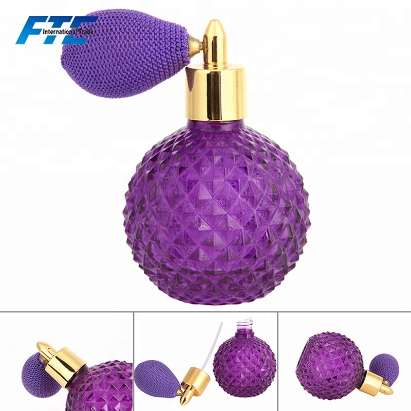Wholesale airbag glass Atomizer Spray Refillable perfume bottle