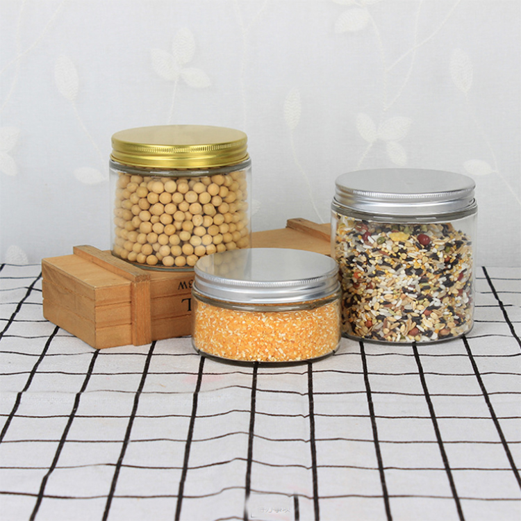 Wholesale airtight glass jars for kitchen storage glass mason jar with screw lid for Rice Bean Spice