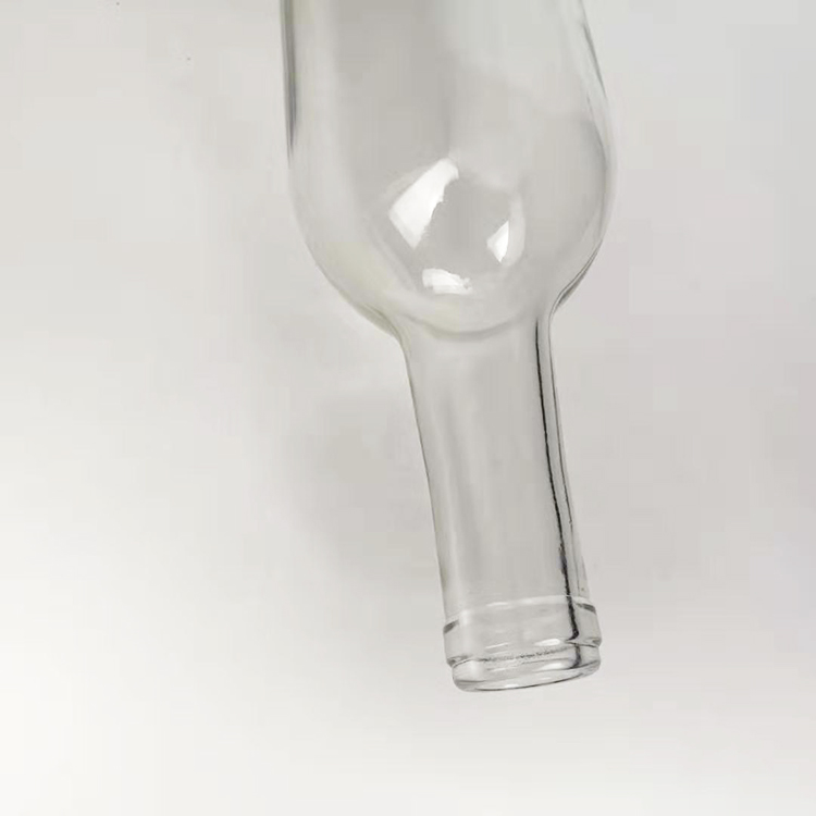 Wholesale amber/blue/green empty dark frost premium wine glass bottles 750 ml for liquors
