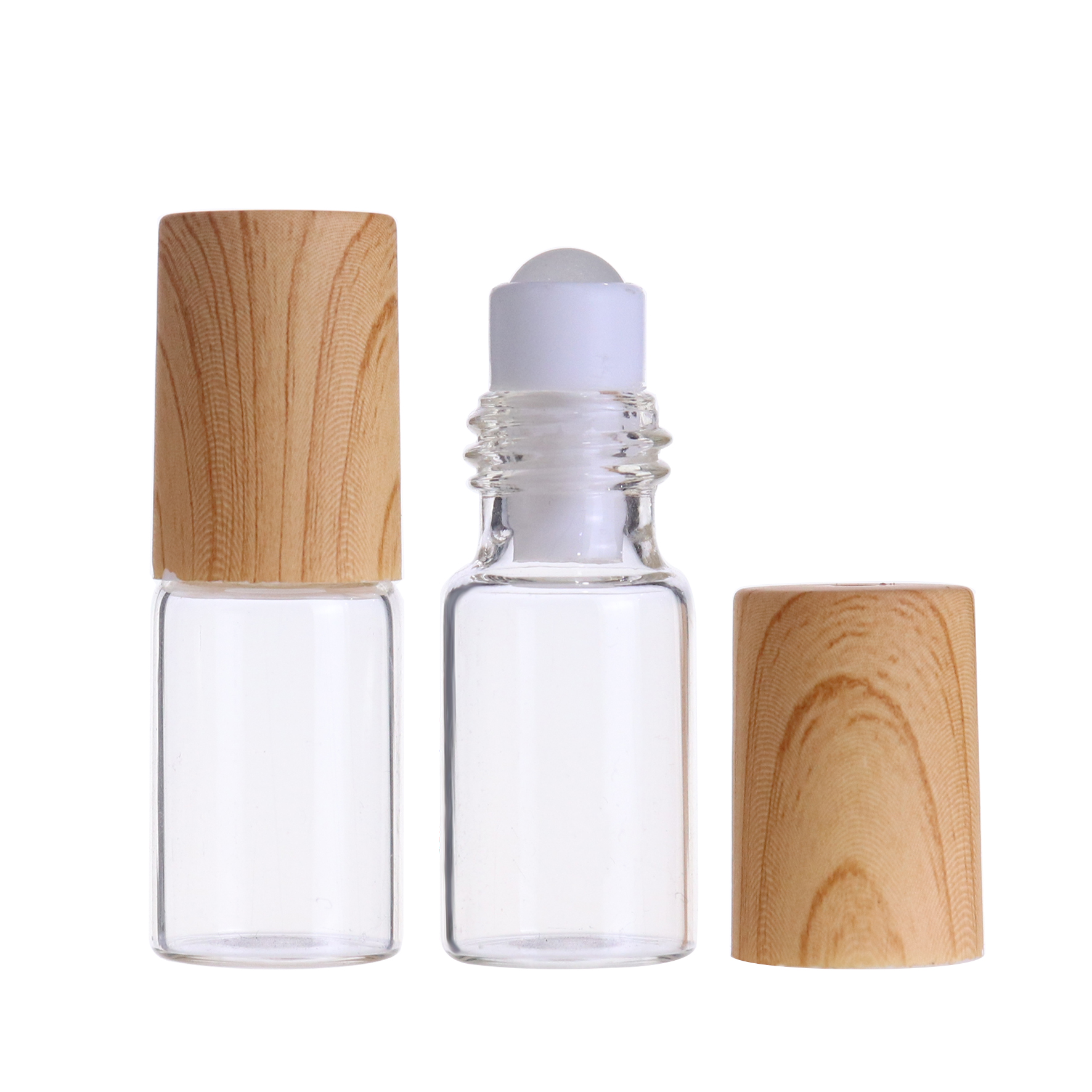Wholesale amber blue pink green 2ml 3ml 5ml 10ml attar roll on glass bottle for perfume oil