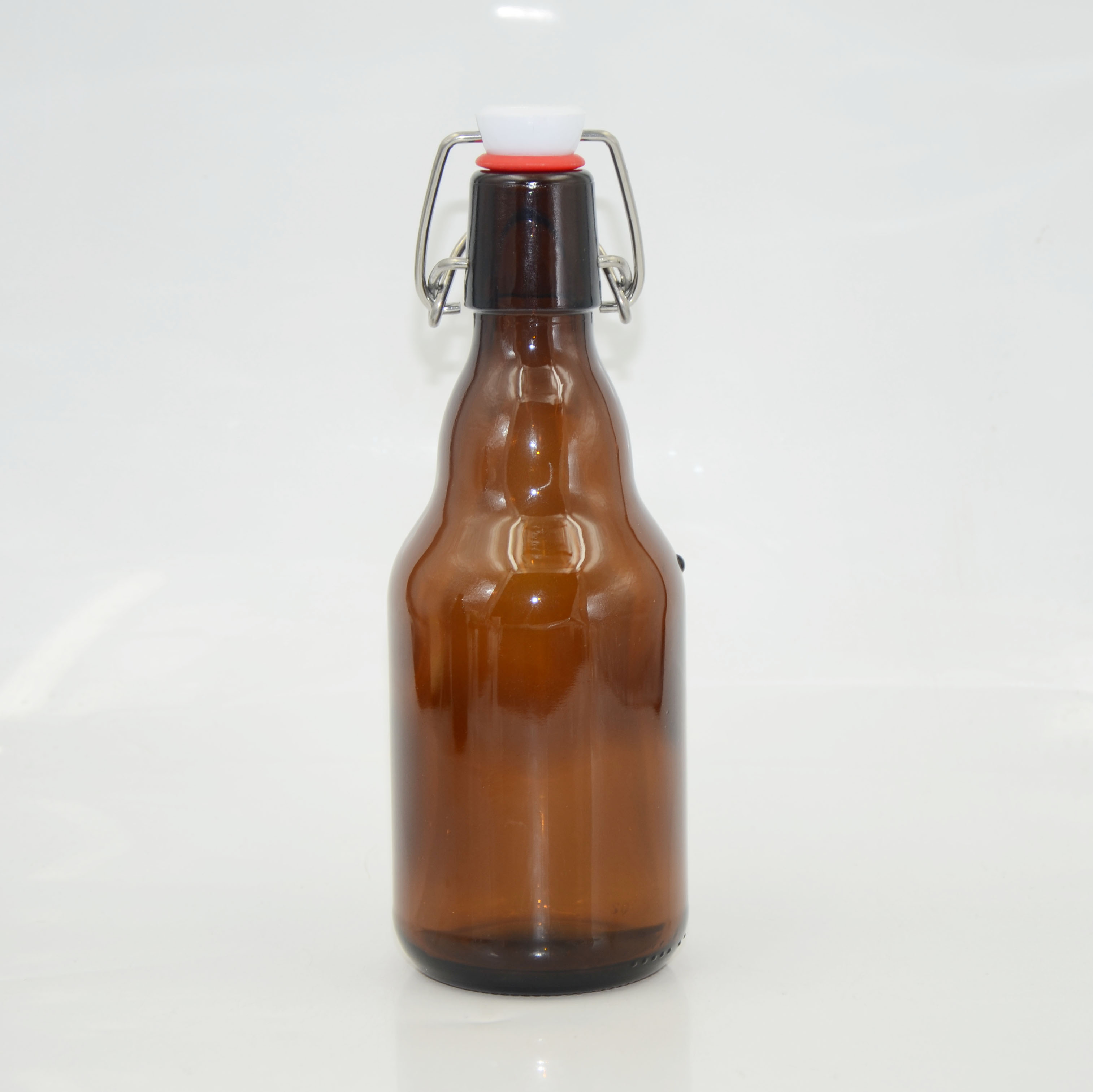 Wholesale amber glass beer bottles 330ml swing top bottles