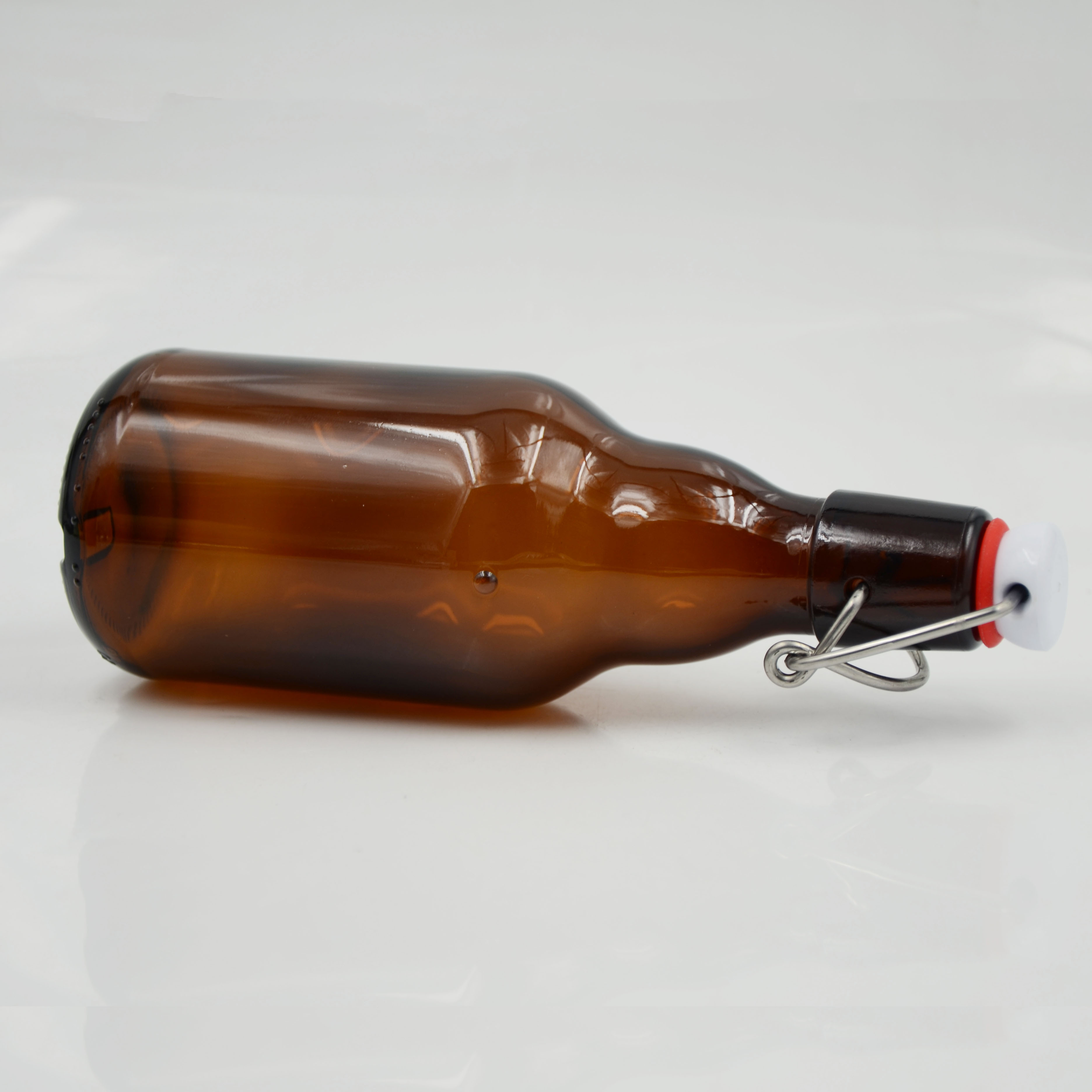 Wholesale amber glass beer bottles 330ml swing top bottles