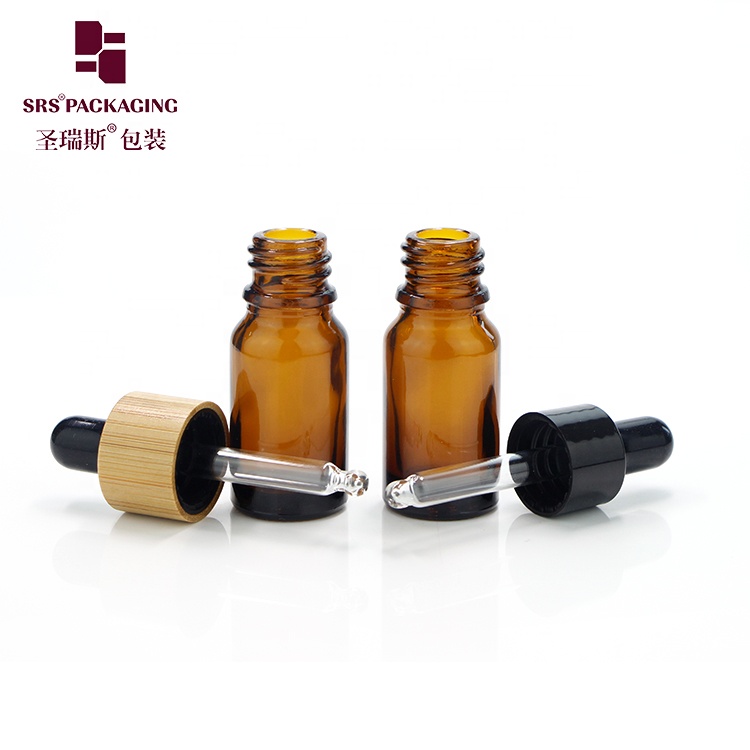 Wholesale amber glass dropper bottle small diffuser aromatherapy bottles for essential oil