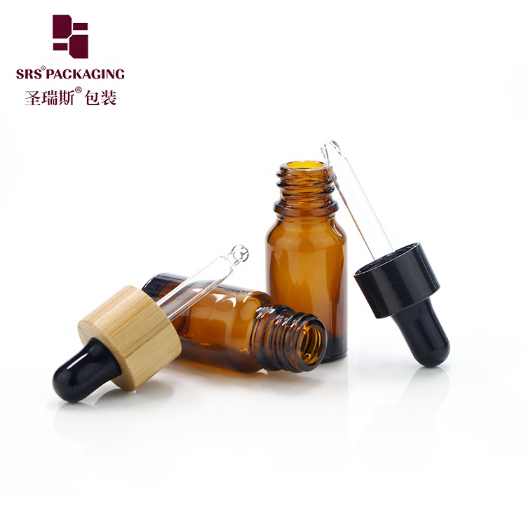 Wholesale amber glass dropper bottle small diffuser aromatherapy bottles for essential oil