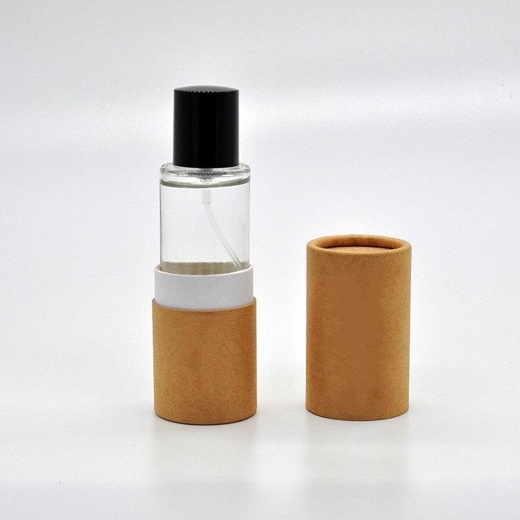 Wholesale beautiful design custom made glass perfume bottle with delicate box