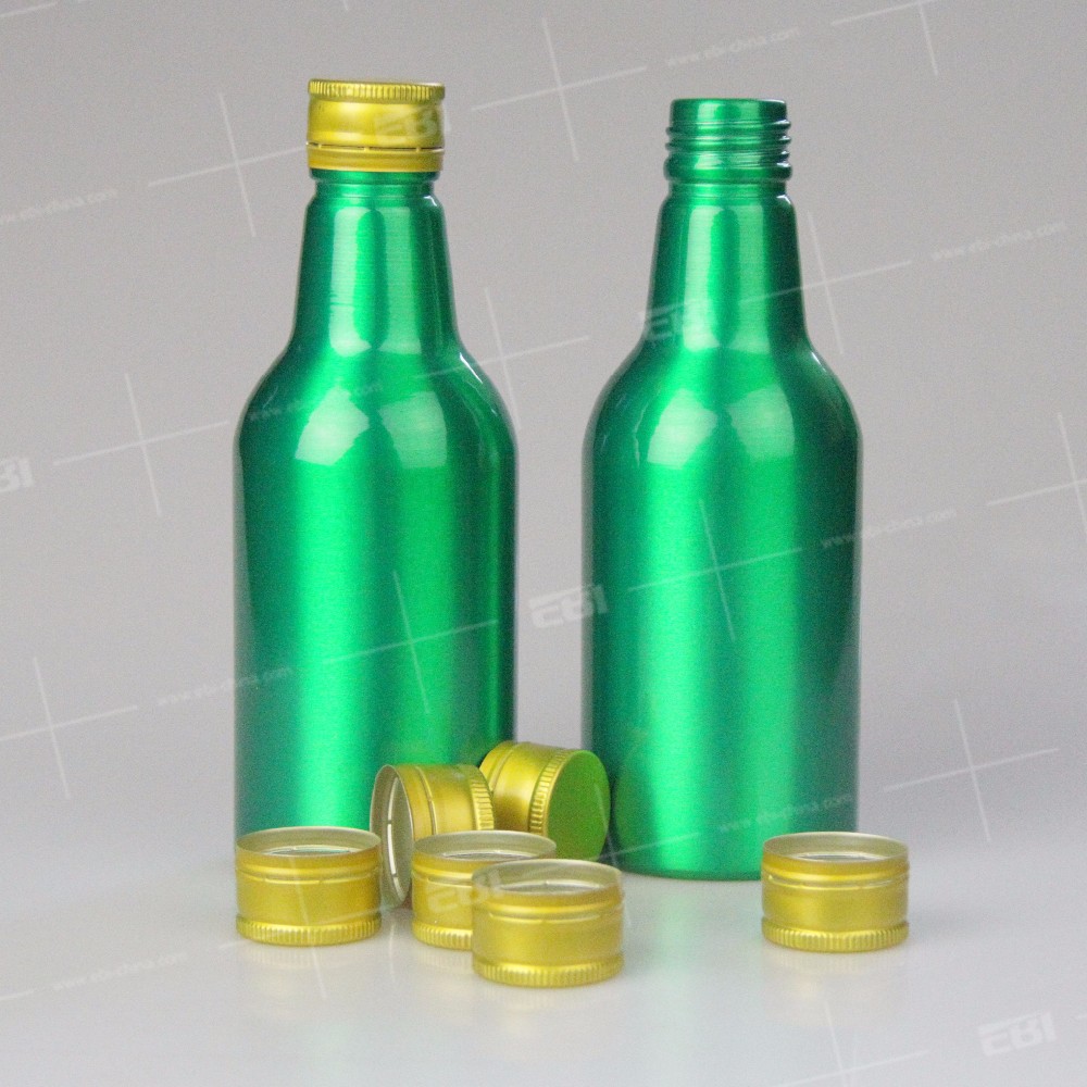Wholesale beverage aluminum bottles 250ml aluminum beverage cans drinking bottle in blue paint
