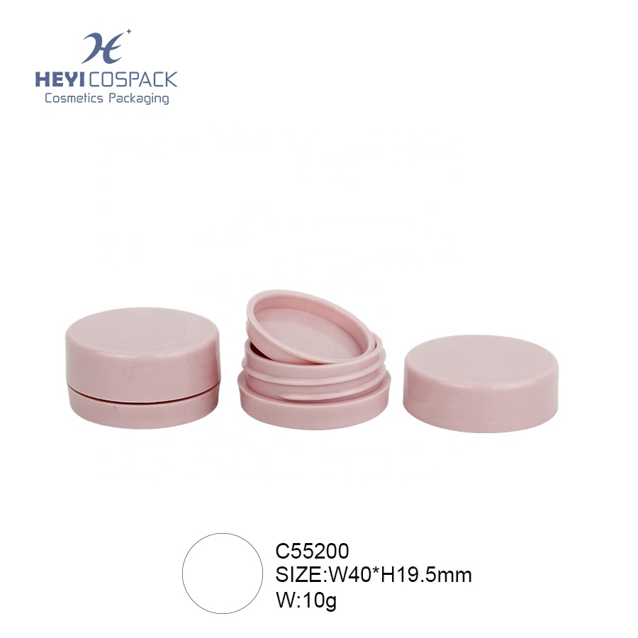Wholesale bpa free eco friendly makeup packaging bottle tube airtight container mini empty plastic cosmetic jar