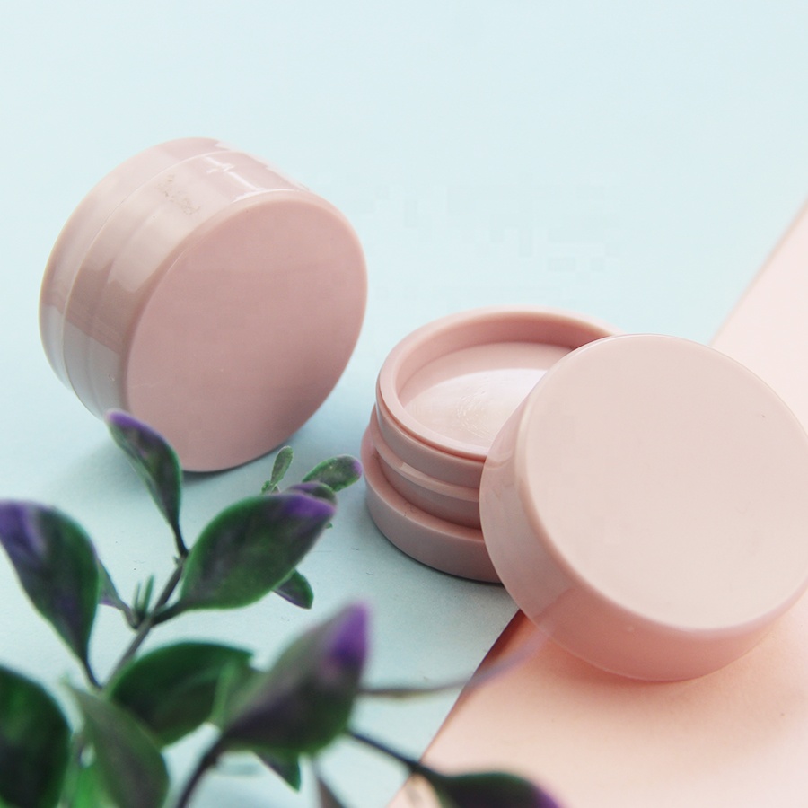 Wholesale bpa free eco friendly makeup packaging bottle tube airtight container mini empty plastic cosmetic jar