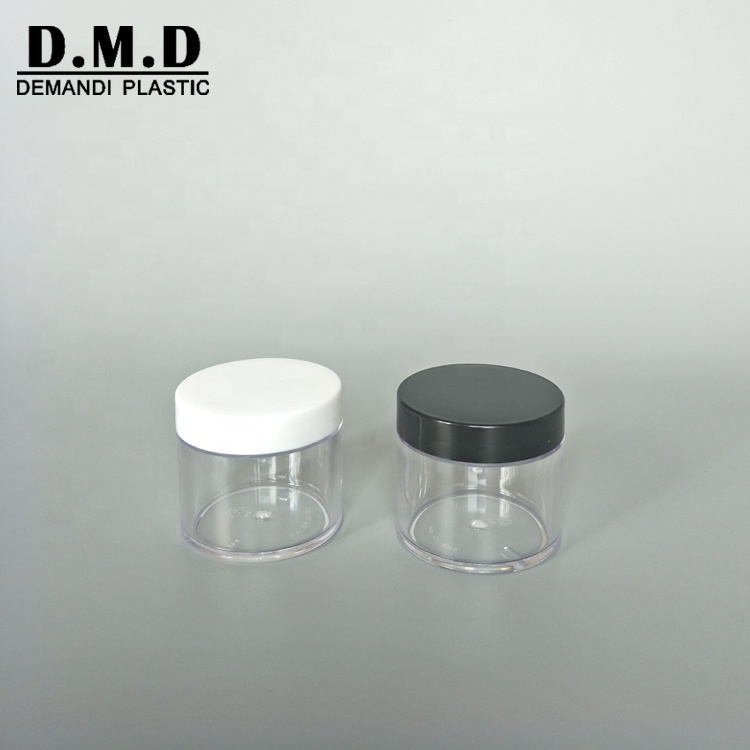 Wholesale cheap 3ml 5ml 10ml 15ml 20ml 30ml 50ml 60ml 120ml empty clear plastic nail dip powder jar