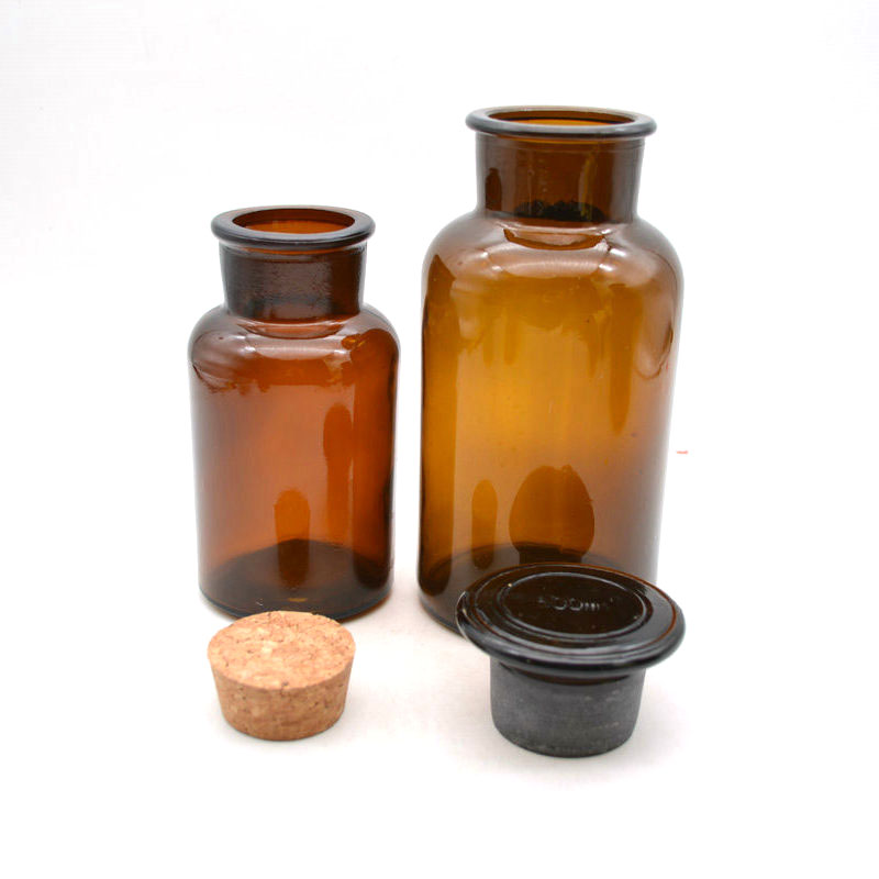 Wholesale cheap camber grinding of the mouth glass reagent bottle lab bottles