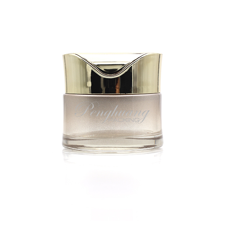 Wholesale cheap empty 50ml container glass cosmetics jar packaging