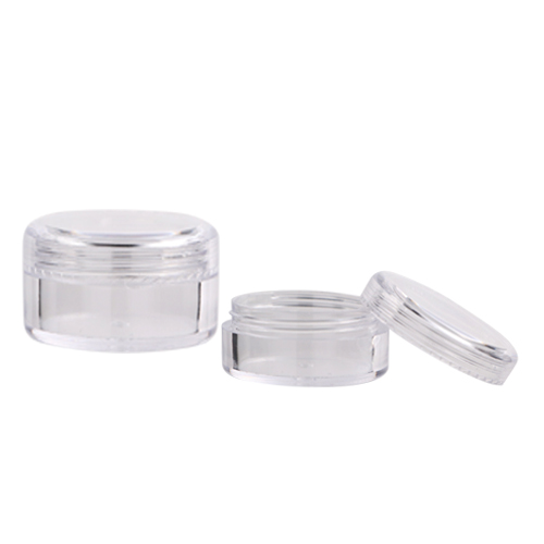 Wholesale cheap empty luxury cream jar 3ml 5ml 10ml 15ml 20ml transparent Cosmetic container