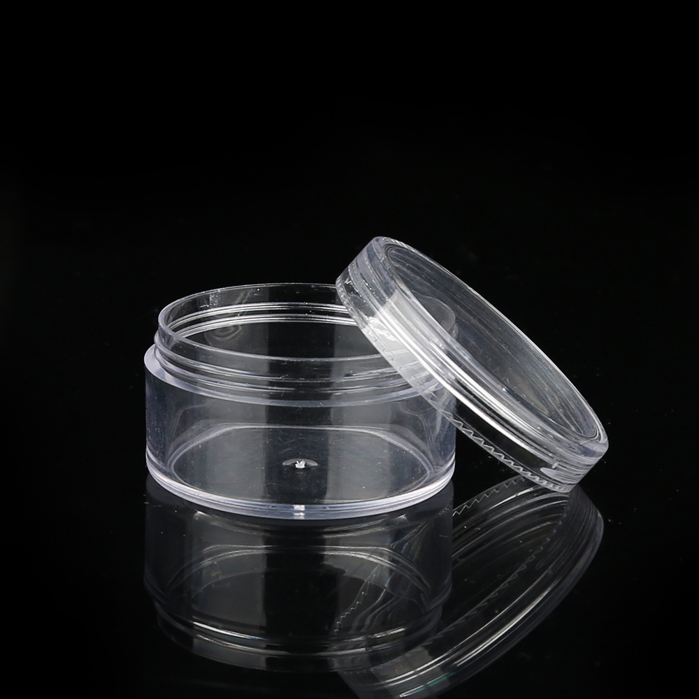 Wholesale cheap empty luxury cream jar 3ml 5ml 10ml 15ml 20ml transparent Cosmetic container