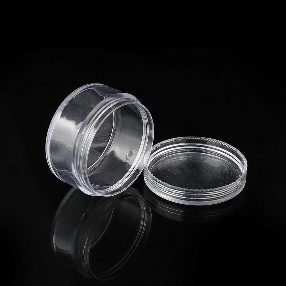 Wholesale cheap empty luxury cream jar 3ml 5ml 10ml 15ml 20ml transparent Cosmetic container