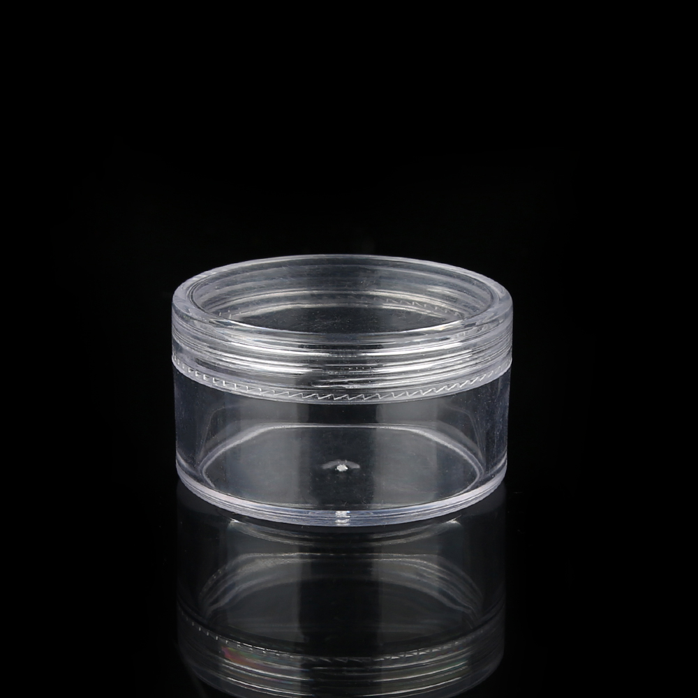 Wholesale cheap empty luxury cream jar 3ml 5ml 10ml 15ml 20ml transparent Cosmetic container