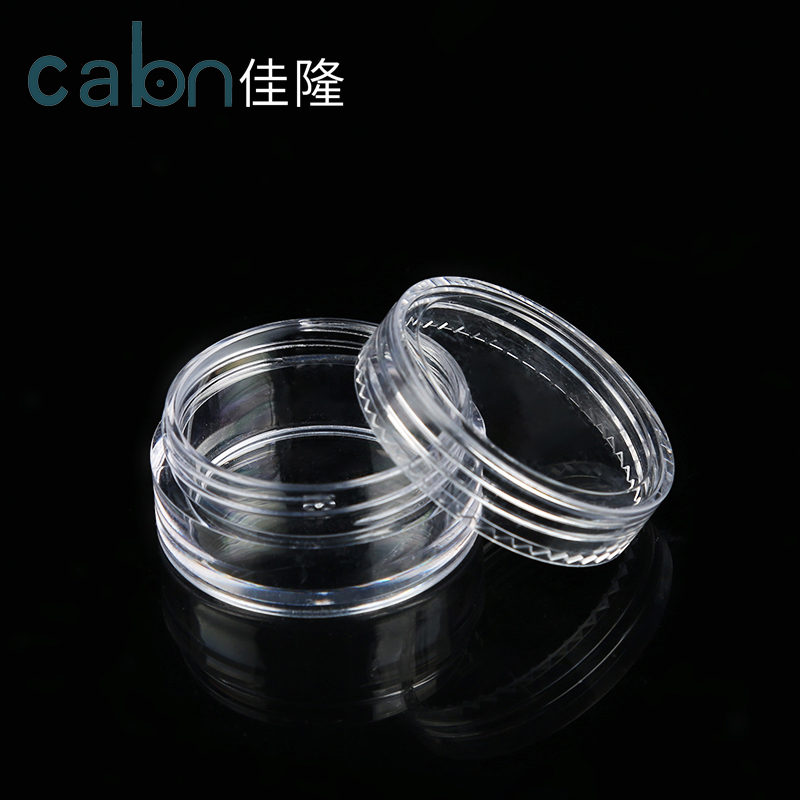 Wholesale cheap empty luxury cream jar 3ml 5ml 10ml 15ml 20ml transparent Cosmetic container