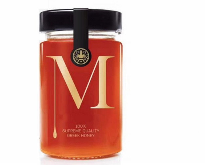 Wholesale cheap round glass honey jars with Aluminium lid