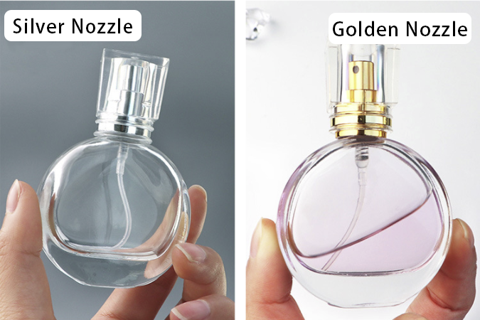 Wholesale circular perfume bottle cute design 25ml perfume bottles glass with sprayer